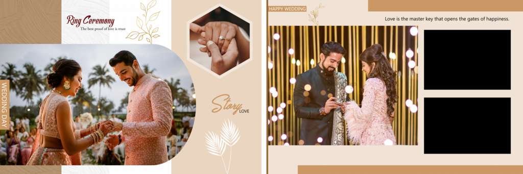 12x36 Ring Ceremony PSD Template Free Download