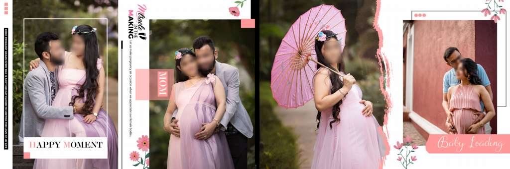 fully editable 12x36 maternity layer files for photographers