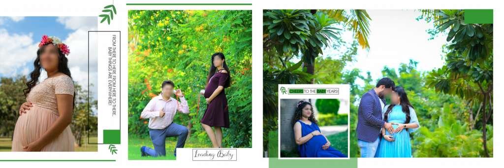 studio background designs for creative motherhood photoshoot