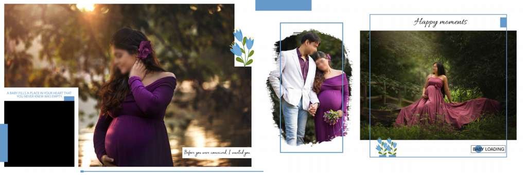 beautiful pregnancy photo album layout templates hd