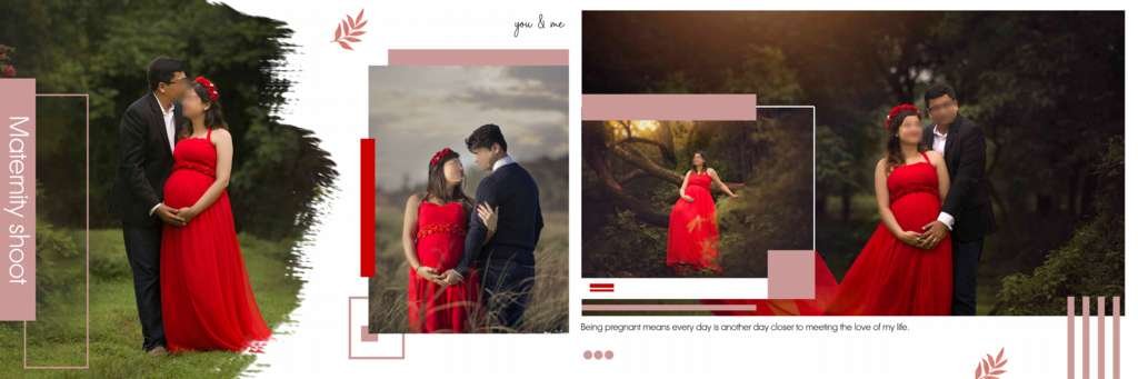 creative maternity album psd templates free download high quality