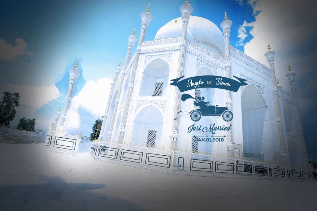 creative pre wedding card background textless psd
