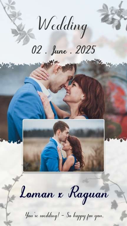 stylish save the date instagram story psd templates