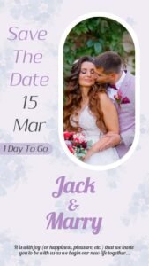 fully editable mobile invitation psd for engagement