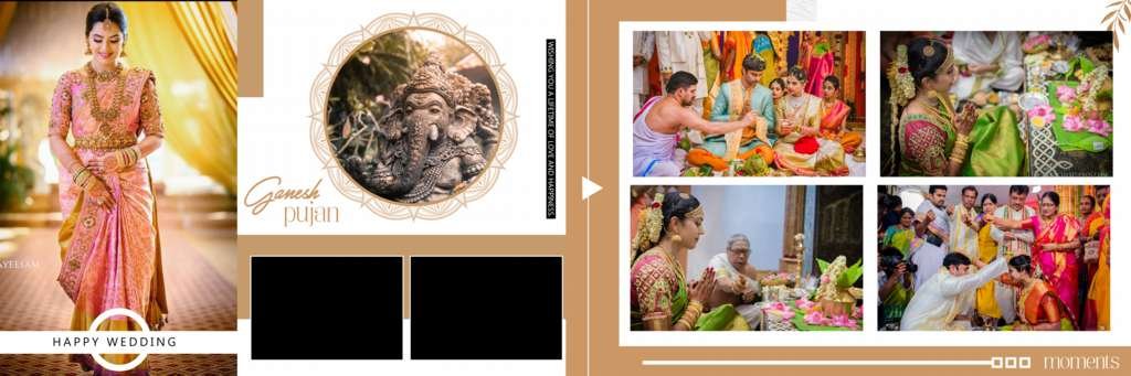 latest indian wedding vidhi photo album layouts photoshop