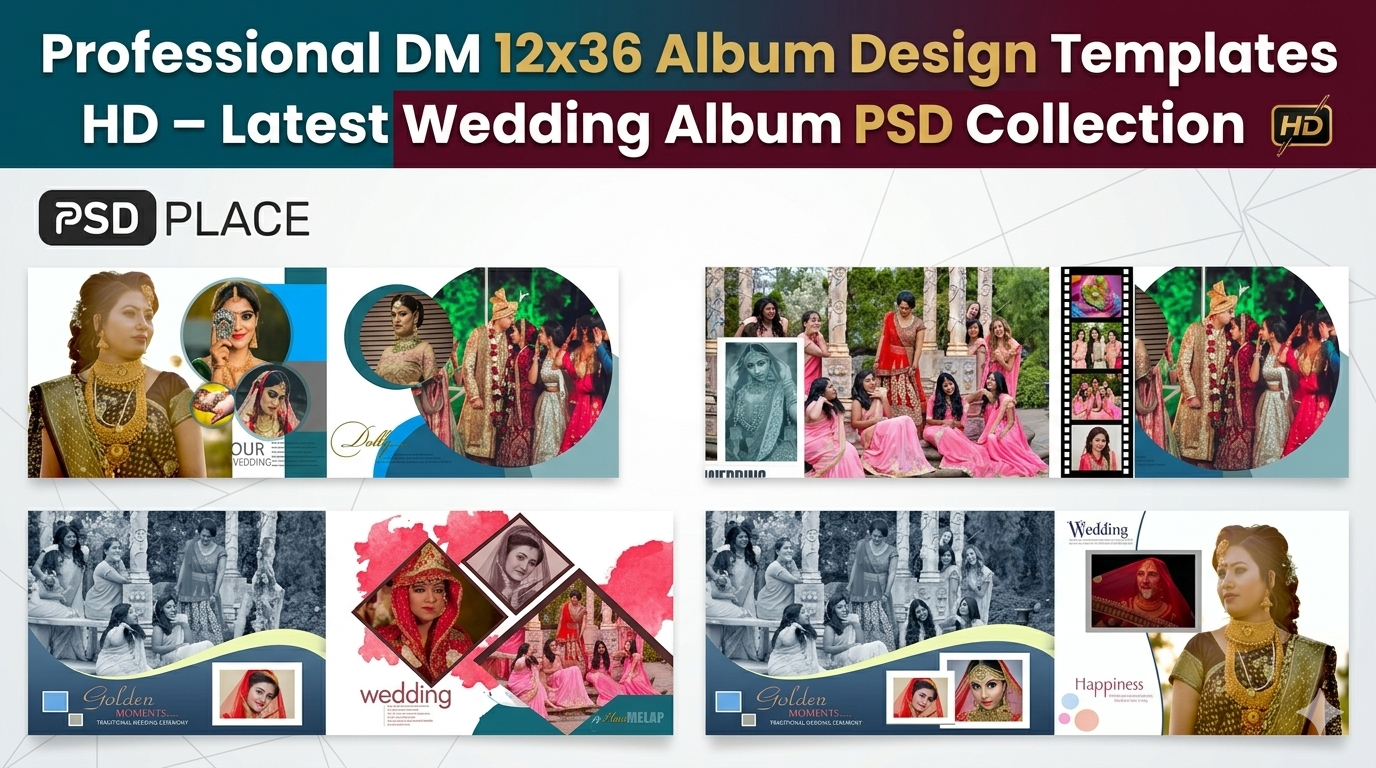 Professional DM 12x36 Album Design Templates HD – Latest Wedding Album ...